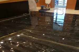 Professional granite polishing and restoration service in Dubai